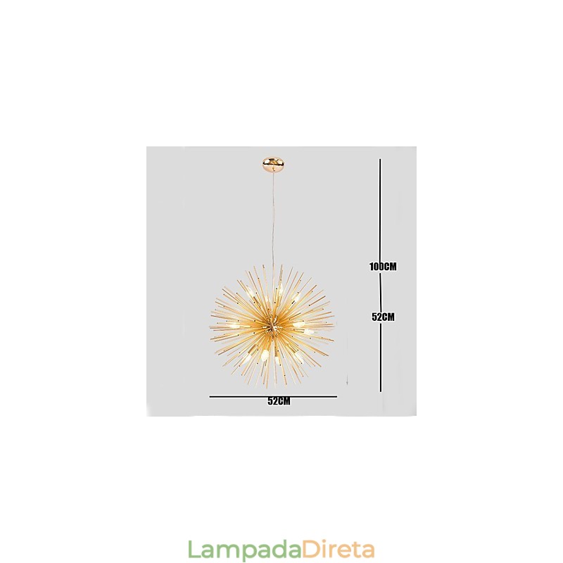 Retro Imitação Cobre Linha criativa 10 Luzes