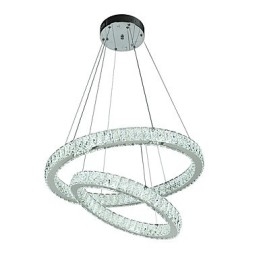 Lustre de cristal interno moderno, luminária pendente, luz de teto, lâmpada de iluminação regulável com controle remoto