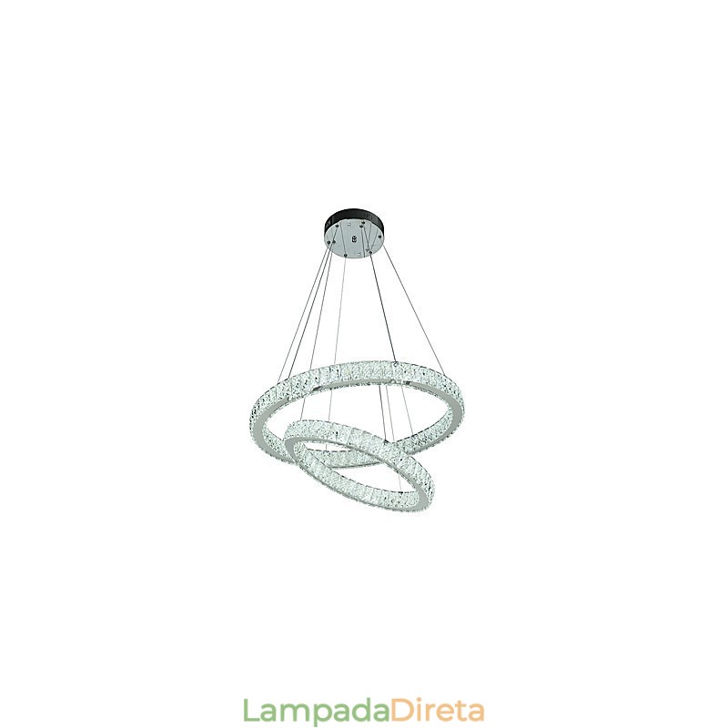 Lustre de cristal interno moderno, luminária pendente, luz de teto, lâmpada de iluminação regulável com controle remoto