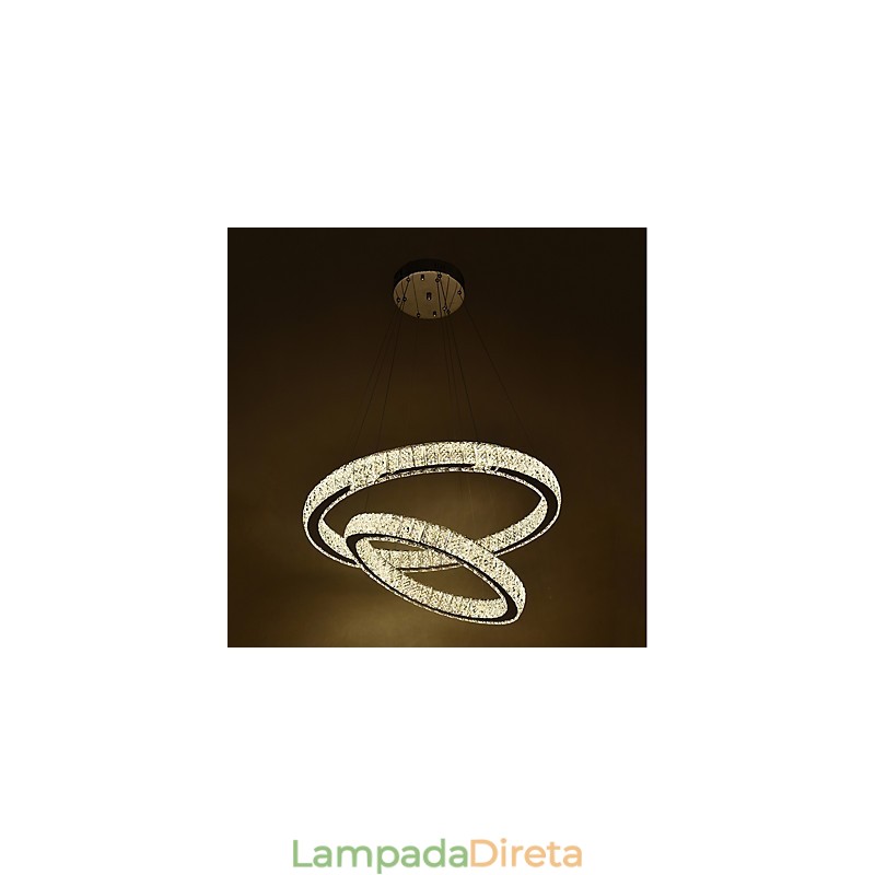 Lustre de cristal interno moderno, luminária pendente, luz de teto, lâmpada de iluminação regulável com controle remoto