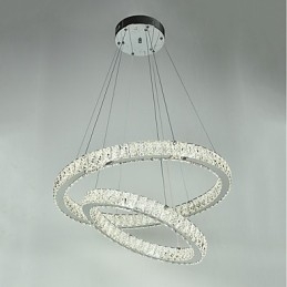 Lustre de cristal interno moderno, luminária pendente, luz de teto, lâmpada de iluminação regulável com controle remoto