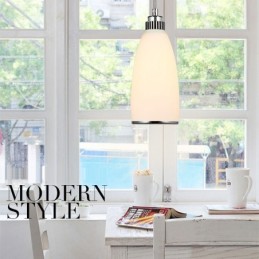 1 Luz Moderna Contemporânea Integrada Metal Pendente Luz