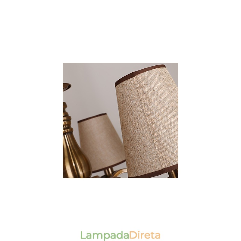 Lustre Moderno Contemporâneo Metal