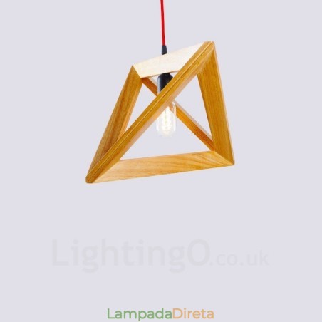 1 Luz de suspensão contemporânea moderna de madeira clara com cúpula de madeira 1 Luz de suspensão contemporânea moderna de madeira clara com cúpula de madeira