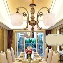 A luminária Copper Marble Lamp americana