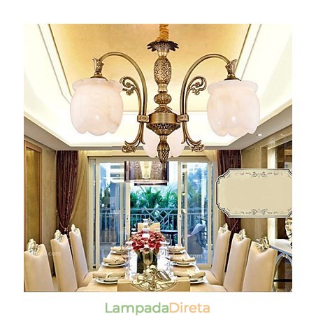 A luminária Copper Marble Lamp americana A luminária Copper Marble Lamp americana