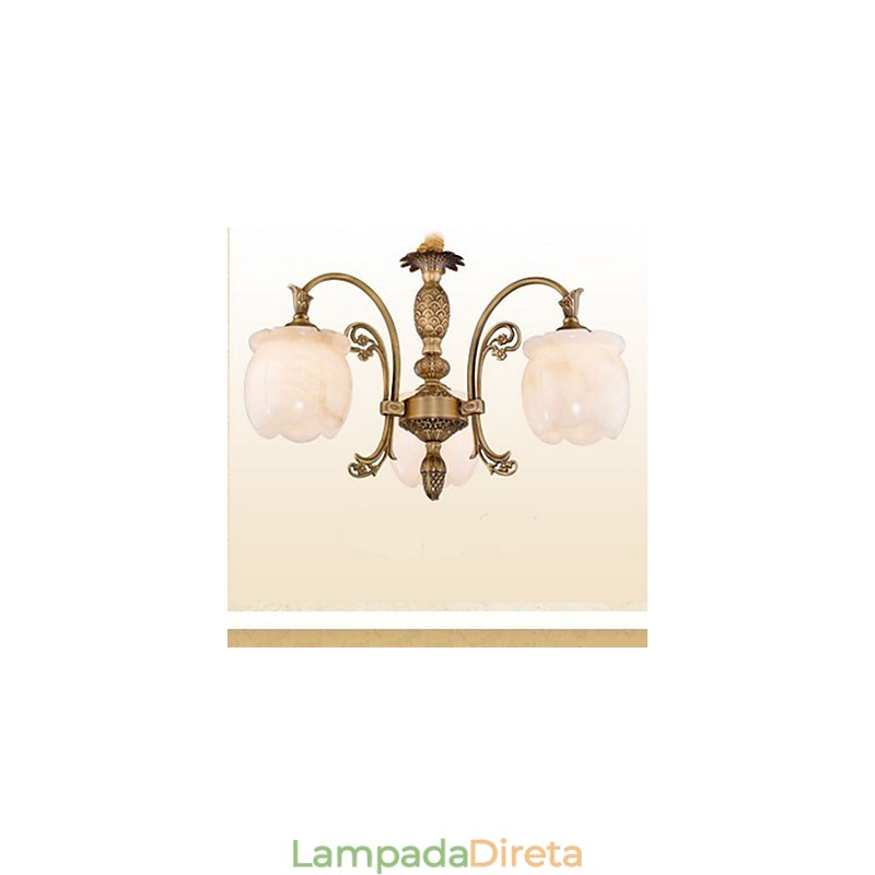 A luminária Copper Marble Lamp americana