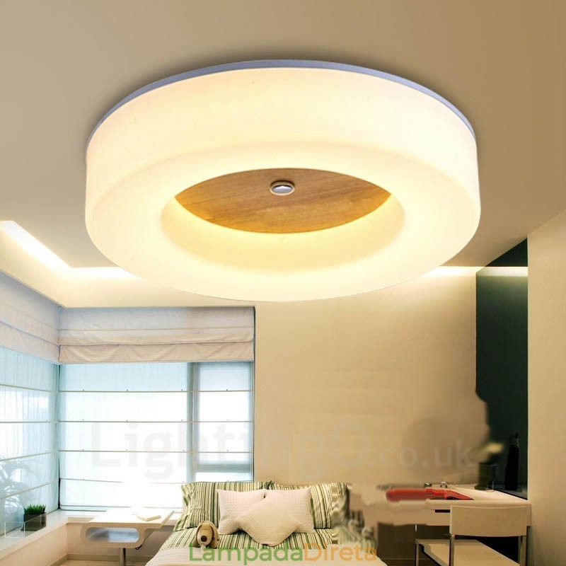 Luminárias de teto embutidas estilo nórdico contemporâneo moderno com cúpula de acrílico