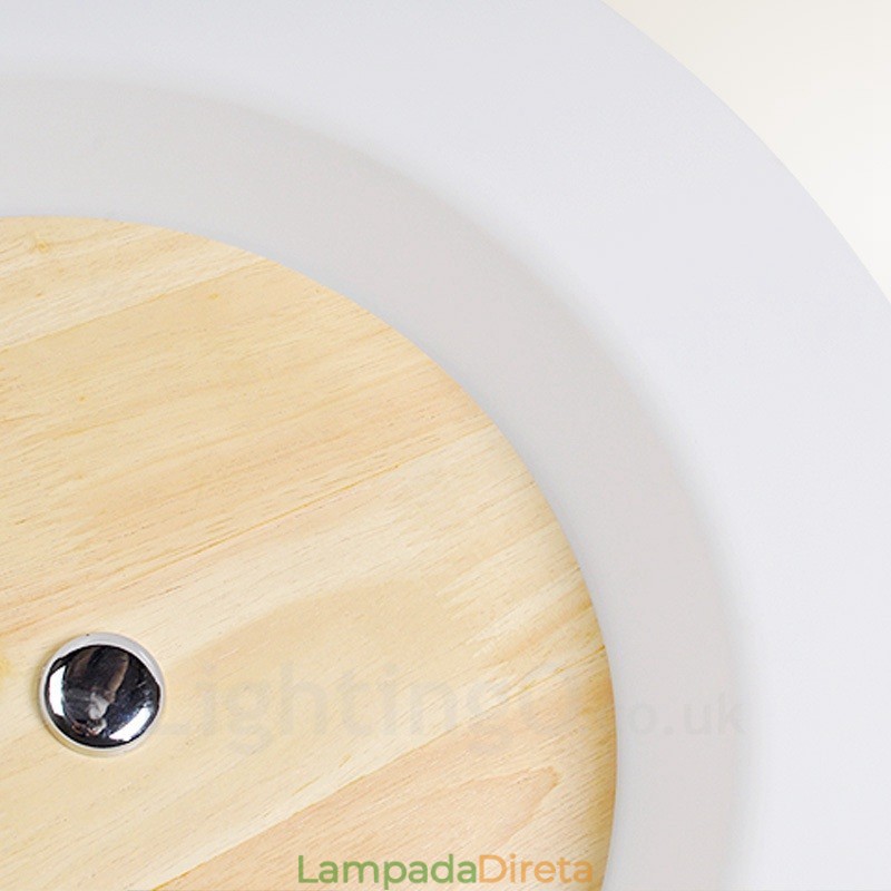 Luminárias de teto embutidas estilo nórdico contemporâneo moderno com cúpula de acrílico