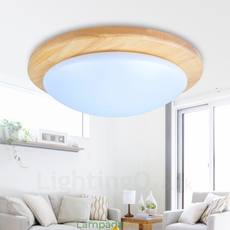 Luminárias de teto embutidas contemporâneas modernas com cúpula de acrílico