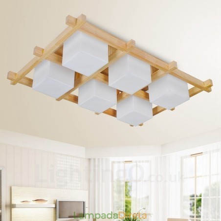 6 Luzes de teto embutidas estilo nórdico moderno e contemporâneo com cúpula de vidro 6 Luzes de teto embutidas estilo nórdico moderno e contemporâneo com cúpula de vidro