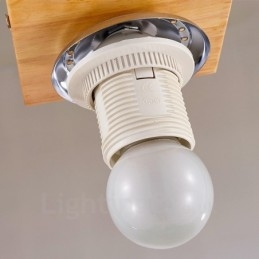 1 Luz Moderna Contemporânea Estilo Nórdico Luminárias de Teto Embutidas com Sombra de Vidro