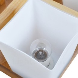 4 Luzes de teto embutidas contemporâneas modernas com cúpula de vidro