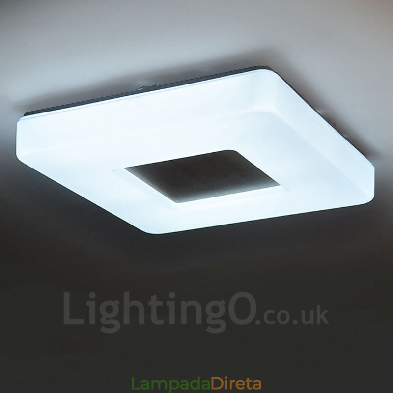 Luminárias de teto embutidas contemporâneas modernas com cúpula de acrílico