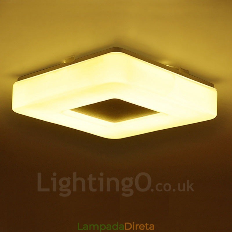 Luminárias de teto embutidas contemporâneas modernas com cúpula de acrílico