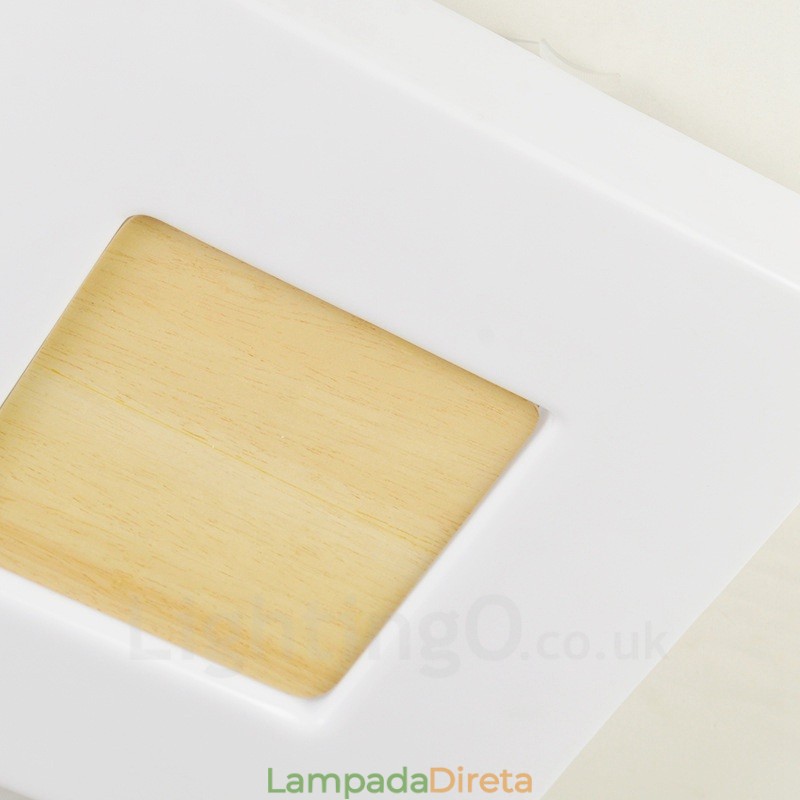 Luminárias de teto embutidas contemporâneas modernas com cúpula de acrílico