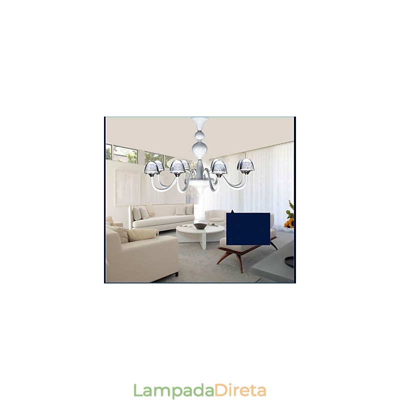Pingente de cogumelo de cristal criativo minimalista moderno 8