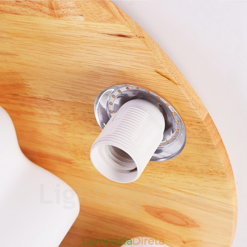 3 Luzes de teto embutidas contemporâneas modernas com cúpula de vidro