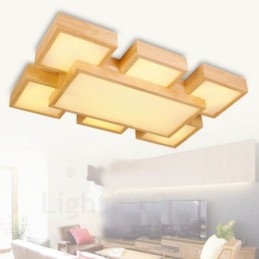 6Luzes de teto embutidas de estilo nórdico contemporâneo moderno com sombra de acrílico