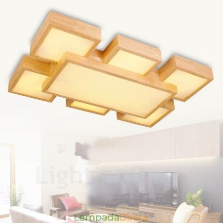 6Luzes de teto embutidas de estilo nórdico contemporâneo moderno com sombra de acrílico 6Luzes de teto embutidas de estilo nórdico contemporâneo moderno com sombra de acrílico