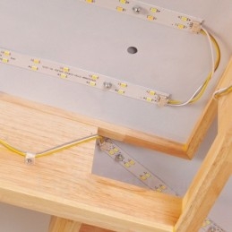 6Luzes de teto embutidas de estilo nórdico contemporâneo moderno com sombra de acrílico