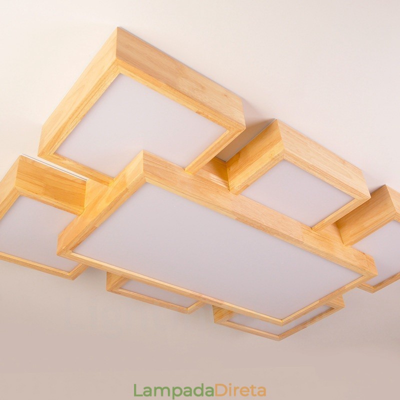 6Luzes de teto embutidas de estilo nórdico contemporâneo moderno com sombra de acrílico