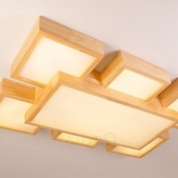 6Luzes de teto embutidas de estilo nórdico contemporâneo moderno com sombra de acrílico