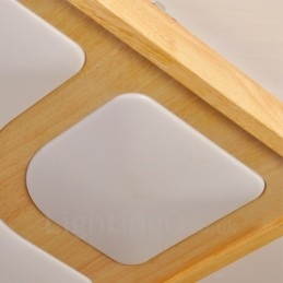 Luminárias de teto embutidas contemporâneas modernas com cúpula de acrílico