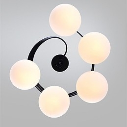 Luminárias pendentes modernas contemporâneas de metal