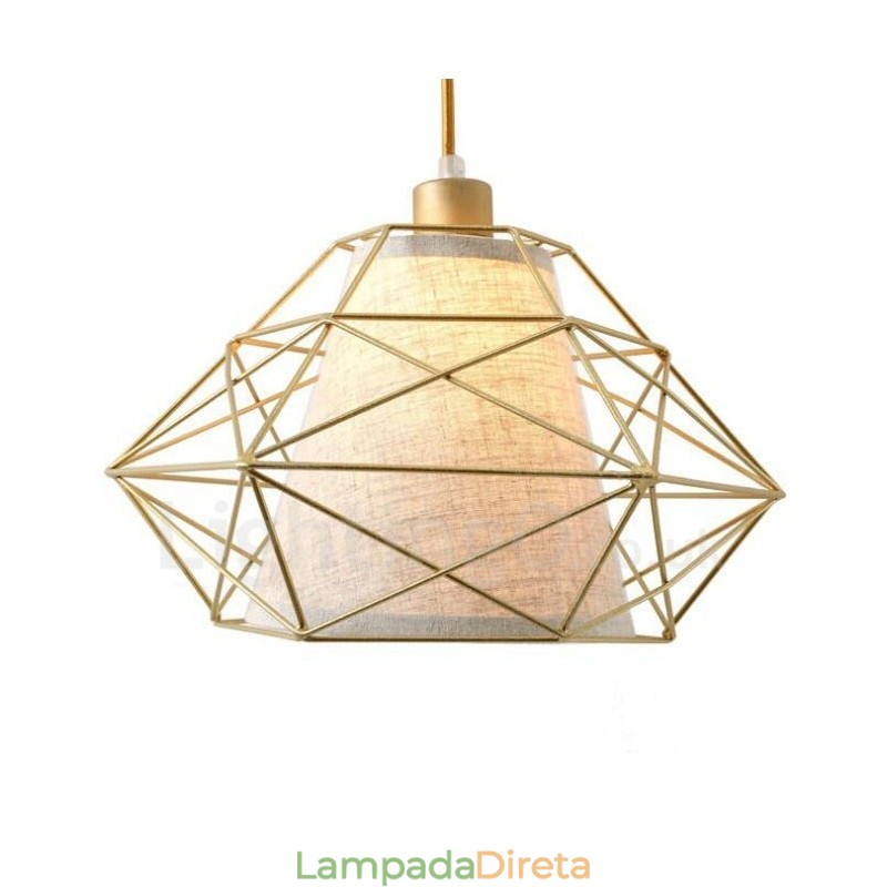 1 luz retrô vintage preto ferro pingente luz com cortinas de tecido