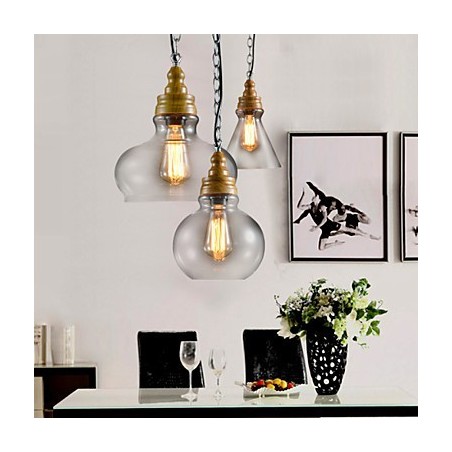 3 Luz Moderna Contemporânea Mini Estilo Metal Lustre Pendente Luz 3 Luz Moderna Contemporânea Mini Estilo Metal Lustre Pendente Luz