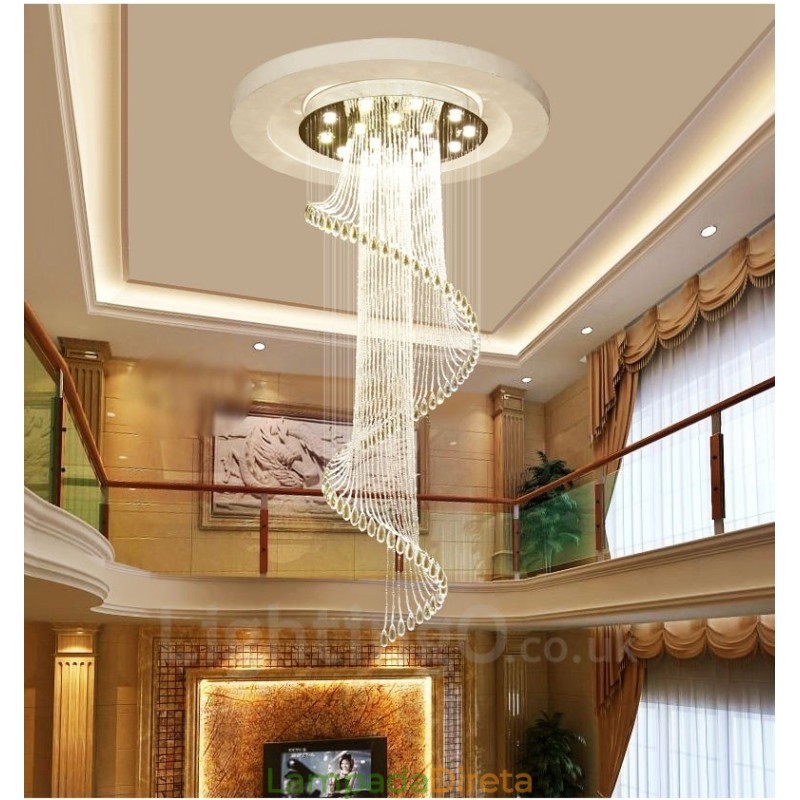 15 Luzes Modernas de Cristal Pendente de Teto Lustre Interno Luminárias Luminárias com Lâmpadas