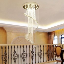 15 Luzes Modernas de Cristal Pendente de Teto Lustre Interno Luminárias Luminárias com Lâmpadas