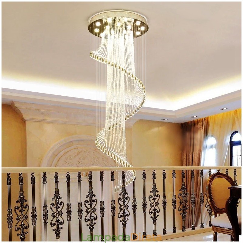 15 Luzes Modernas de Cristal Pendente de Teto Lustre Interno Luminárias Luminárias com Lâmpadas