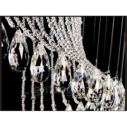 15 Luzes Modernas de Cristal Pendente de Teto Lustre Interno Luminárias Luminárias com Lâmpadas