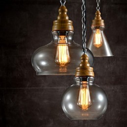 3 Luz Moderna Contemporânea Mini Estilo Metal Lustre Pendente Luz