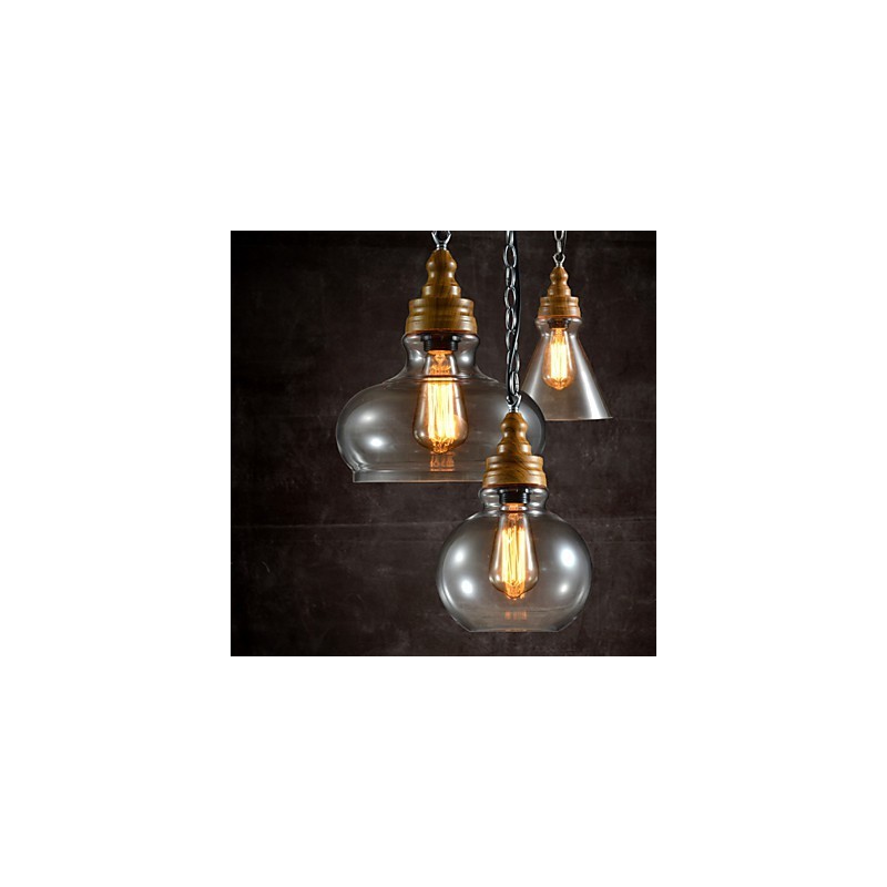 3 Luz Moderna Contemporânea Mini Estilo Metal Lustre Pendente Luz