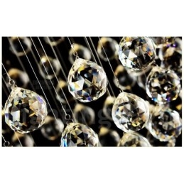 Luminária pendente de cristal moderna para teto, lustre interno, luminárias e acessórios