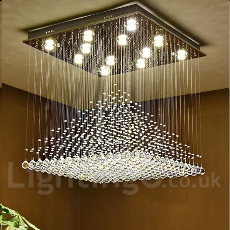 Luminária pendente de cristal moderna para teto, lustre interno, luminária de iluminação Luminária pendente de cristal moderna para teto, lustre interno, luminária de iluminação