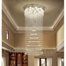 Luminária pendente de cristal moderna para teto, lustre interno, luminárias e acessórios