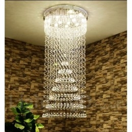 Luminária pendente de cristal moderna para teto, lustre interno, luminárias e acessórios