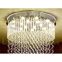 Luminária pendente de cristal moderna para teto, lustre interno, luminárias e acessórios