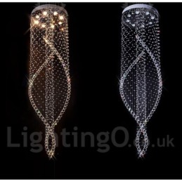 Extra grande moderno cristal teto pingente luz interior lustre iluminação lâmpadas luminárias