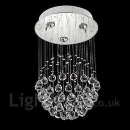 3 Luzes Modernas de Cristal Pendente de Teto Lustre Interno Luminárias Luminárias Luminárias
