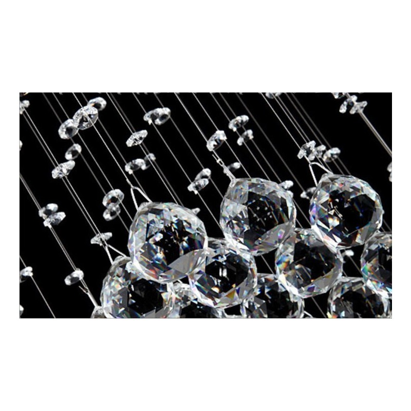 Comprimento extra 5 metros moderno cristal teto pingente luz interior lustre iluminação lâmpadas luminárias