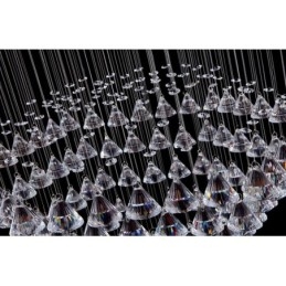 7 luzes modernas de cristal pingente de teto luz lustre interno lâmpadas de iluminação luminárias