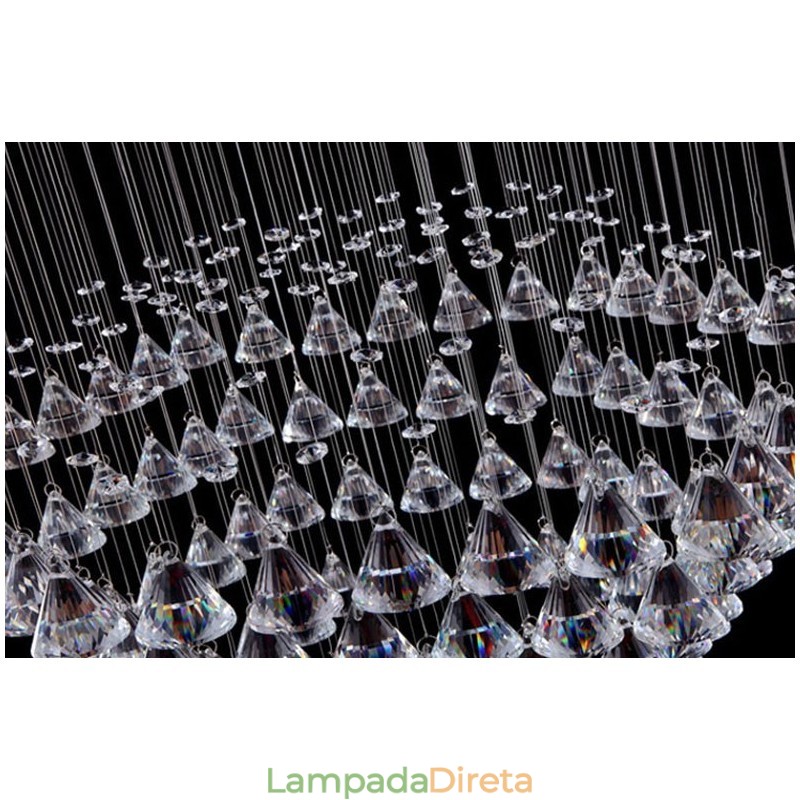 7 luzes modernas de cristal pingente de teto luz lustre interno lâmpadas de iluminação luminárias
