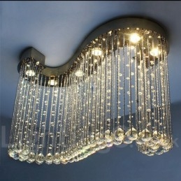 6 luzes modernas de cristal pingente de teto luz lustre interno iluminação lâmpadas luminárias