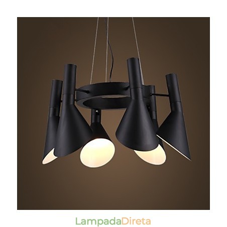 Lustre Modern Living 6 Luzes Lustre Modern Living 6 Luzes