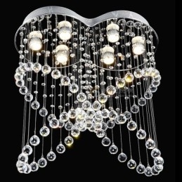 6 luzes modernas de cristal pingente de teto luz lustre interno iluminação lâmpadas luminárias